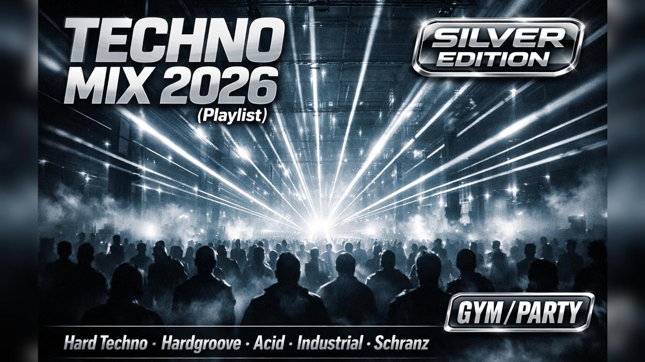 TECHNO MIX 2026 (Playlist) – SILVER EDIT (120 MIN) | European Techno • EBM • Neo-Rave • Acid | GYM