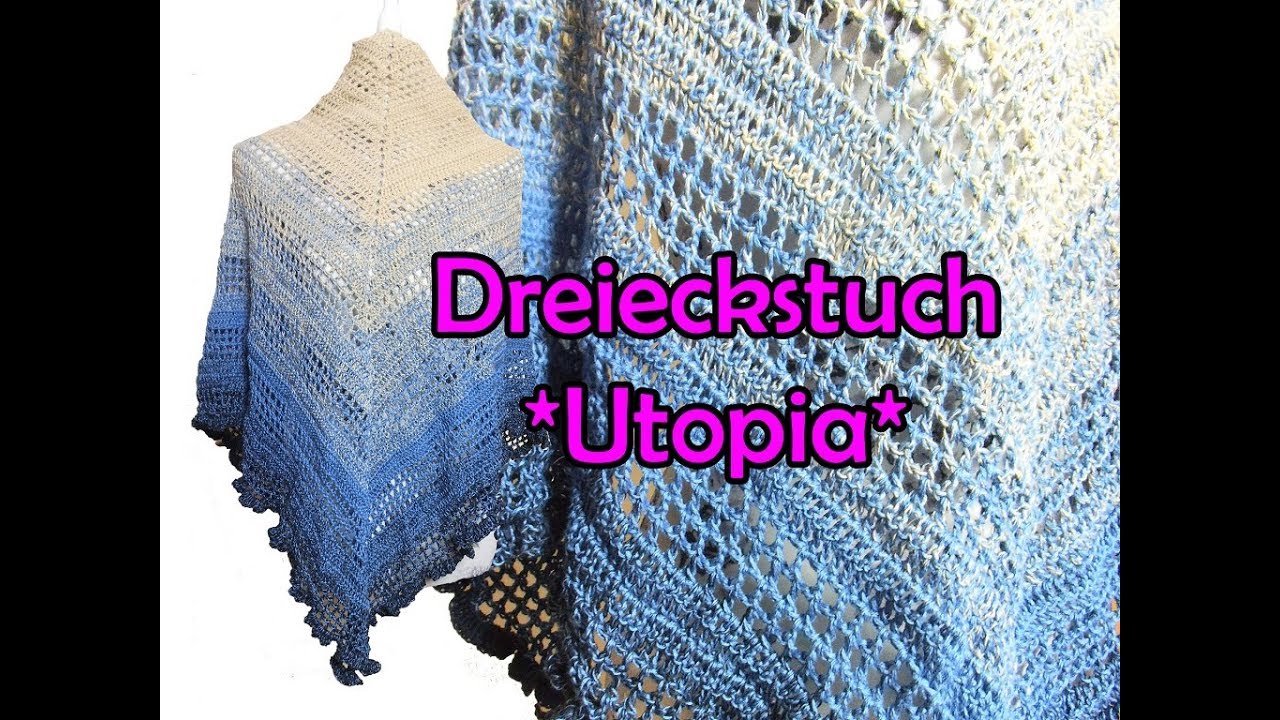 Dreieckstuch *Utopia* - Bobbel DIY Häkelanleitung