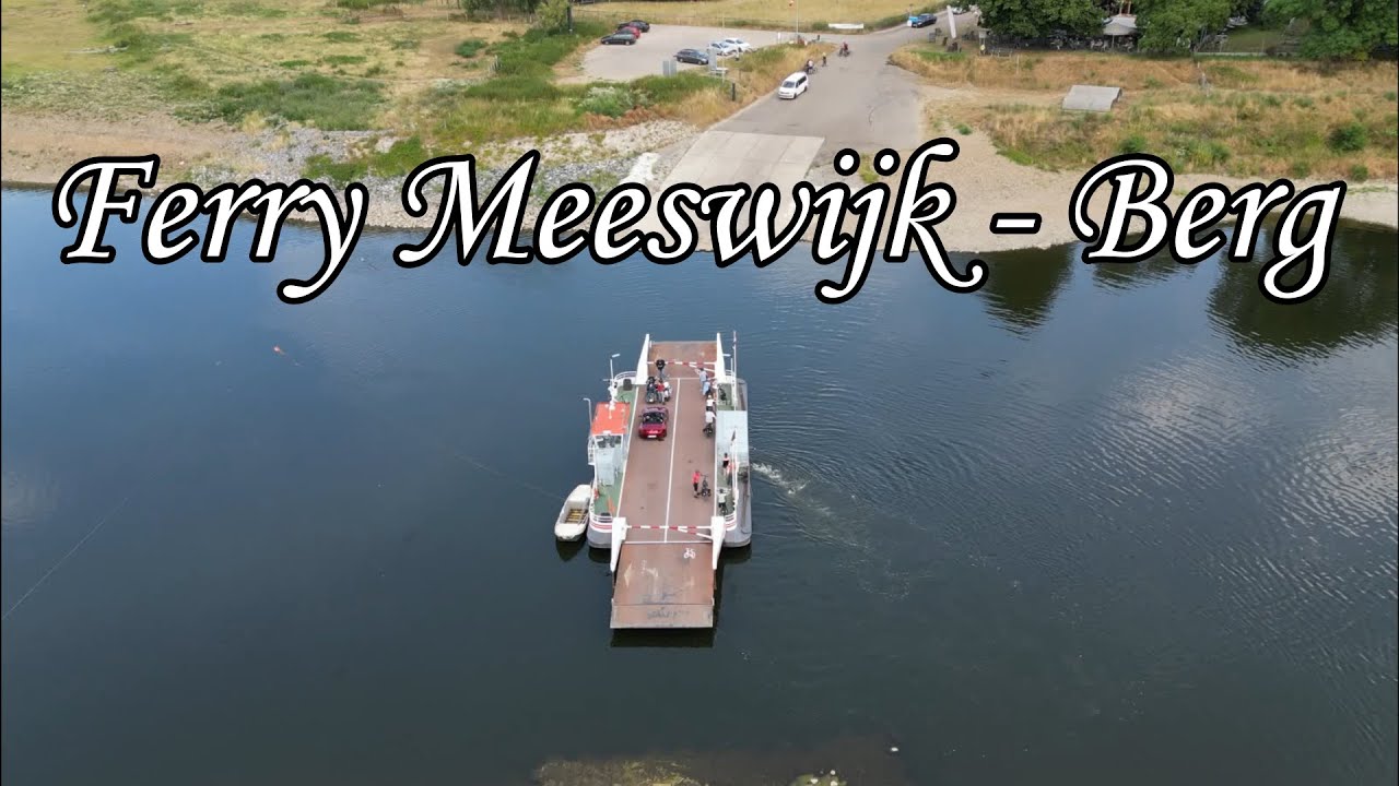 Veerpont Meeswijk - Berg (4K drone video)