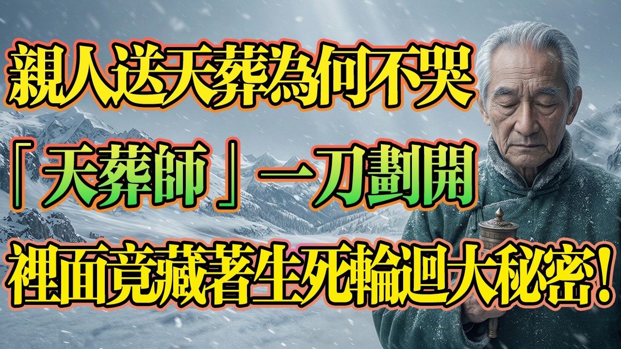 南懷瑾：南師開示「天葬玄機」，親人送別居然不哭？一刀劃開秒懂輪迴！#南懷瑾 #因果報應 #命運 #修心 #福報 #佛法 #佛學 #佛學智慧 #輪回 #天葬