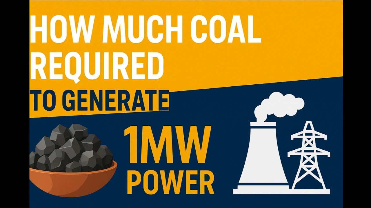 For 1MW Power How much coal is required?? #powerplant #boiler 