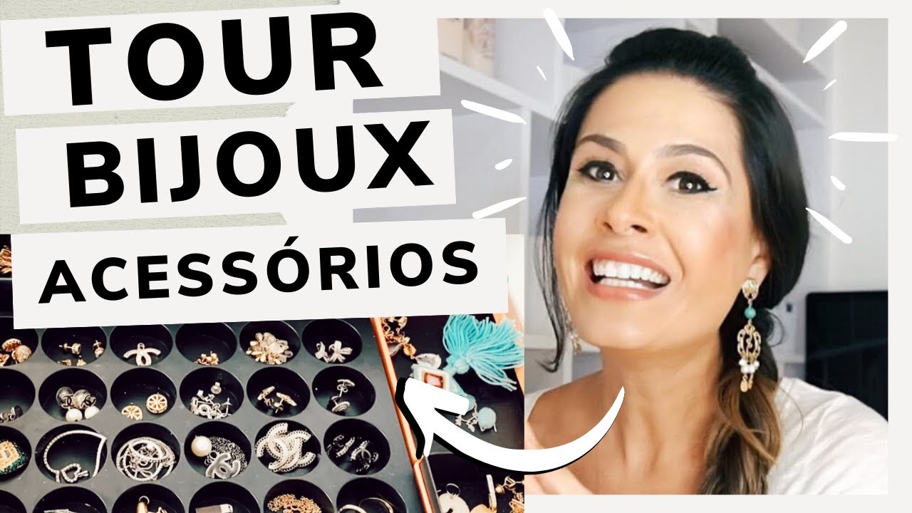 TOUR PLEOS MEUS ACESSÓRIOS: BRINCOS, COLARES E ANÉIS | JÓIAS E BIJOUX