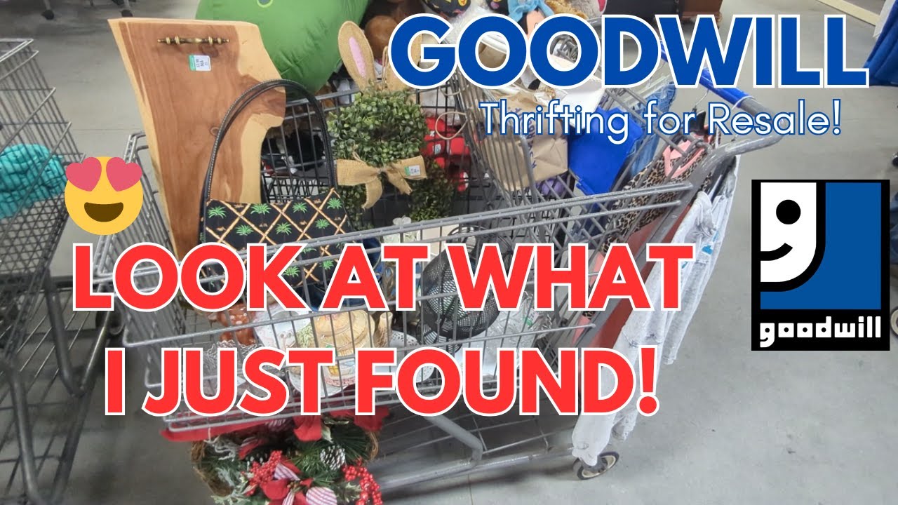 LOOK AT WHAT I FOUND! Goodwill Thrifting for Resale!  Thrift with me! Myrtle Beach, SC!