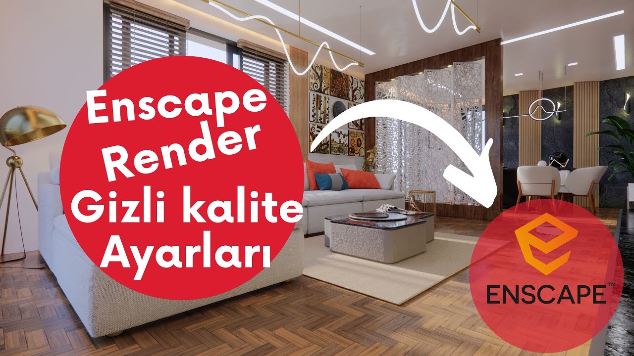 Enscape Render ÇOK Yüksek Kalite Render Almak 01