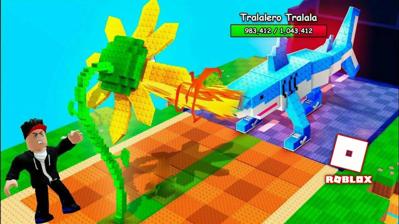 PLANTS VS BRAINROTS FIGHT IN ROBLOX 😱