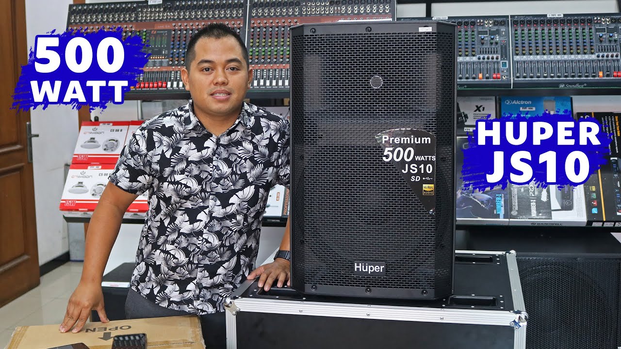 Speaker HUPER JS10 500W suara super ualussss