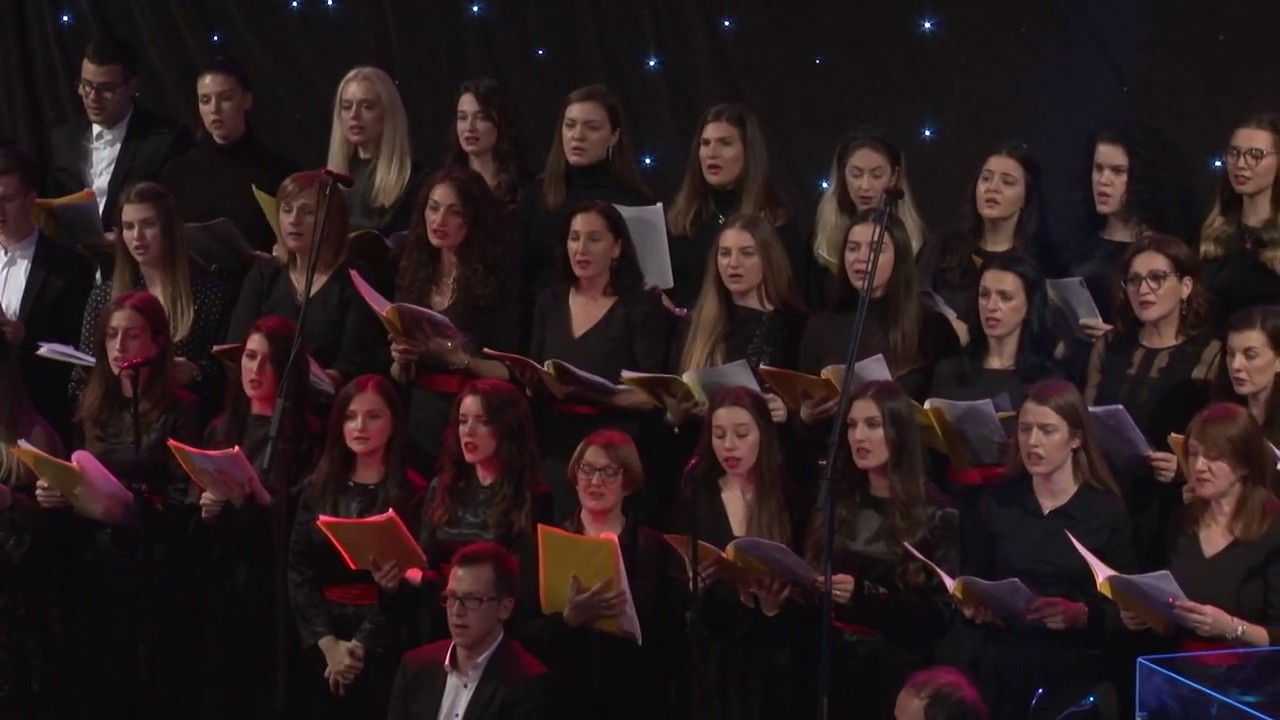 Akademski zbor Pro musica i Tamburaški orkestar Mostar - Radujte se narodi