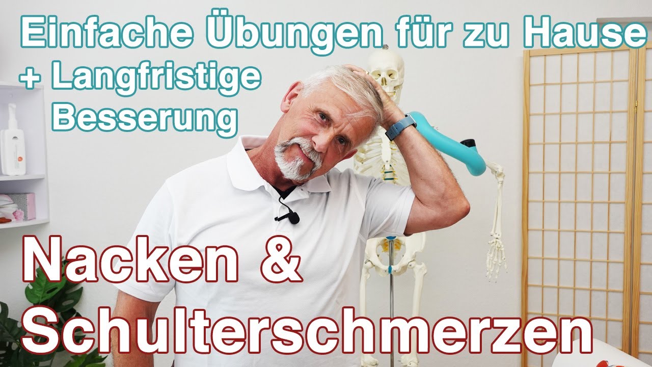 Nacken und Schulterschmerzen ✅ Die besten Tipps und Übungen