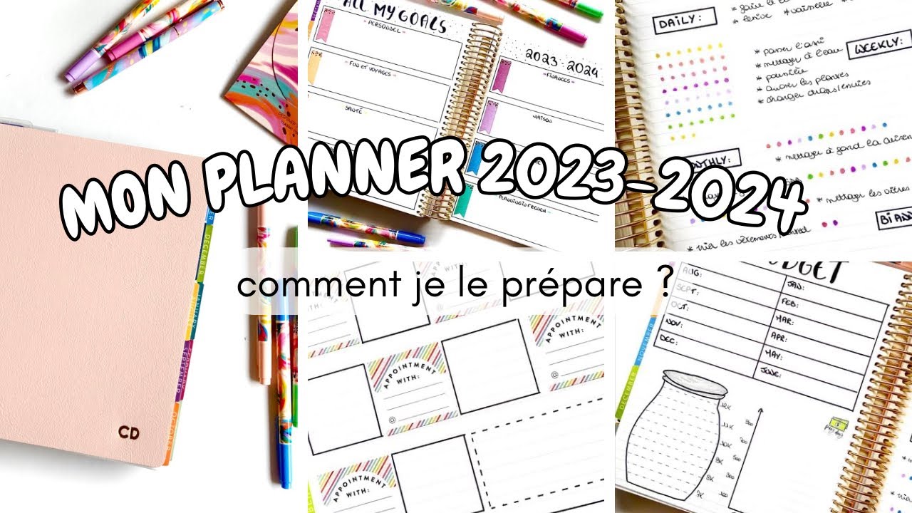 MON NOUVEAU PLANNER ERIN CONDREN • comment je le prépare et l’utilise ?