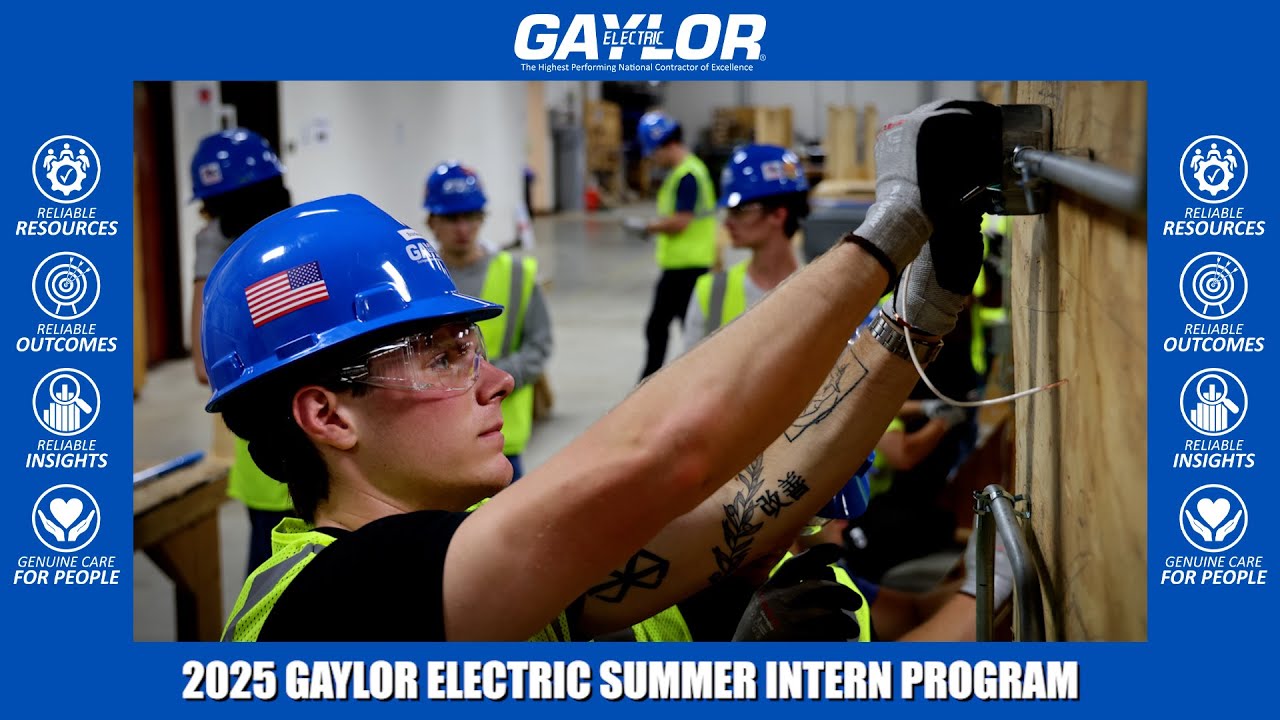2025 Gaylor Electric Summer Internship Program