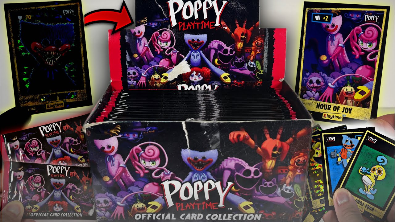 Я открыла ЦЕЛУЮ коробку НОВЫХ официальных коллекционных карточек Poppy Playtime!