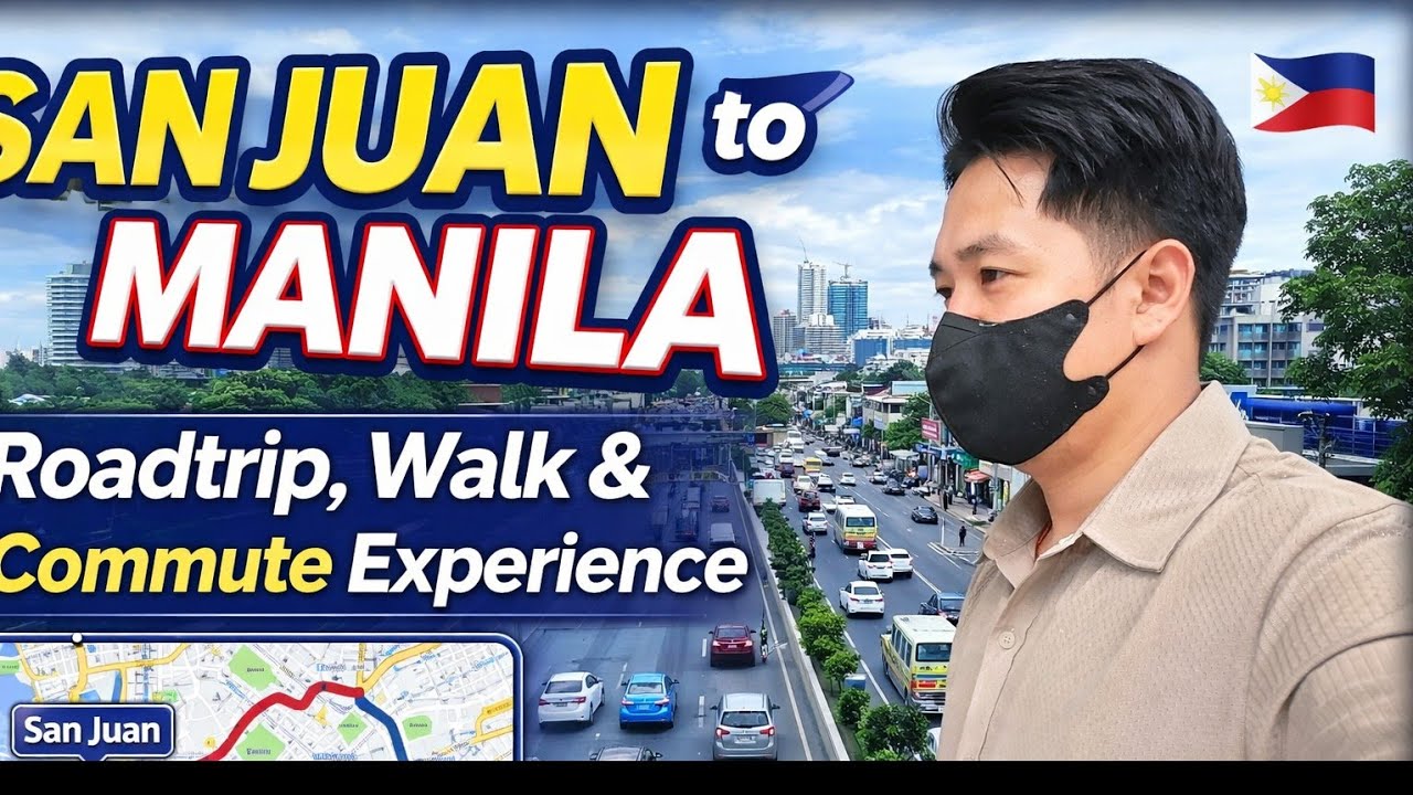 Manila to San Juan 🇵🇭 | Roadtrip, Walk & Commute Experience #commute #adventure #manila #minivlog 