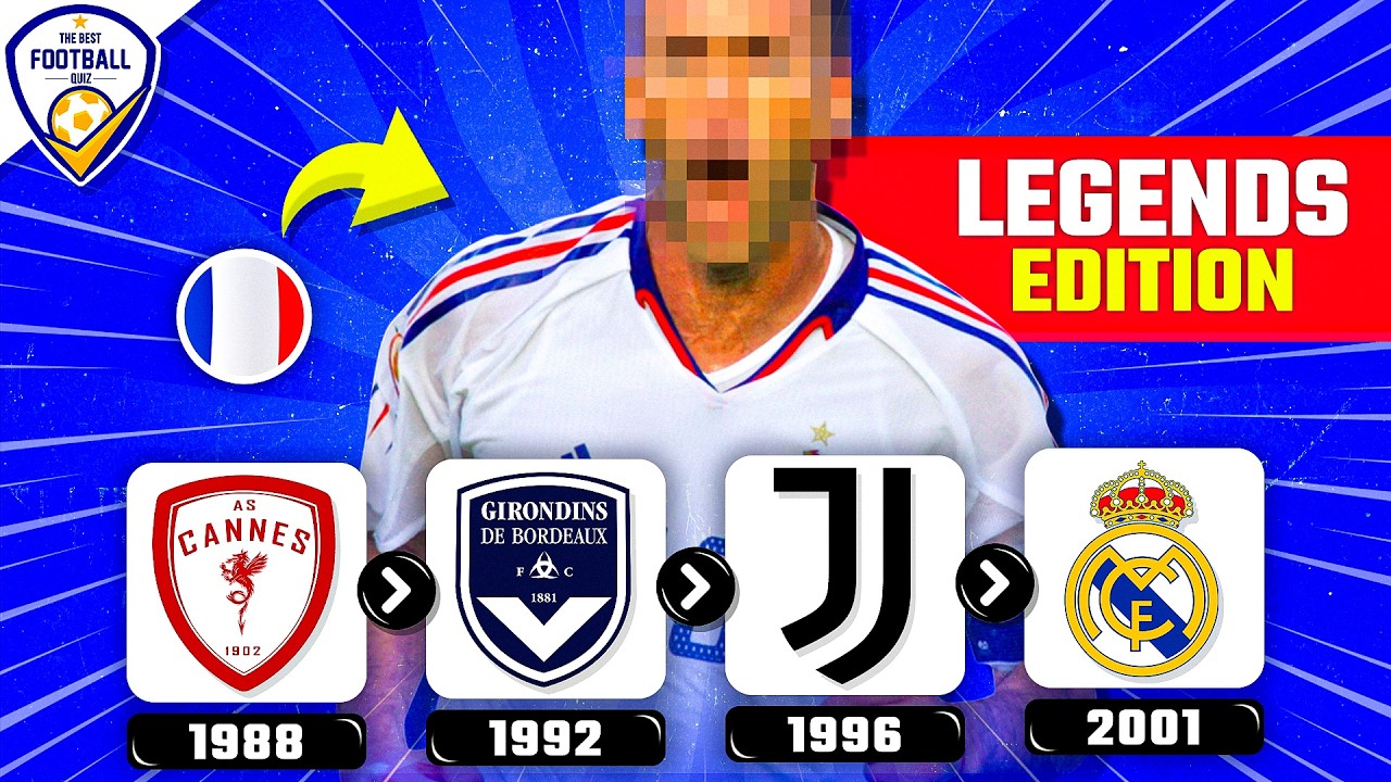 GUESS THE FOOTBALL PLAYER BY THEIR TRANSFERS - EDITION : LEGENDS PLAYERS | FOOTBALL QUIZ 2025