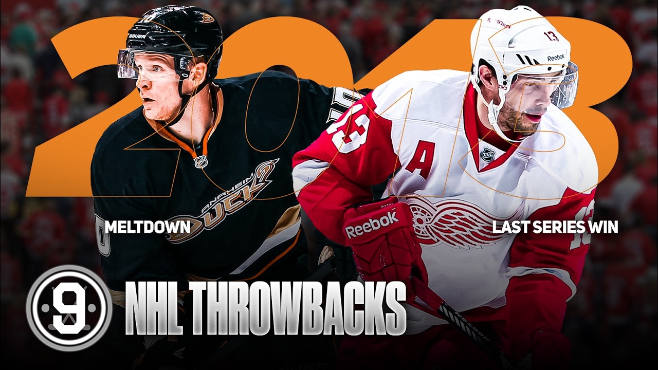 Red Wings vs. Ducks 2013: The Last Time Detroit WON a Series