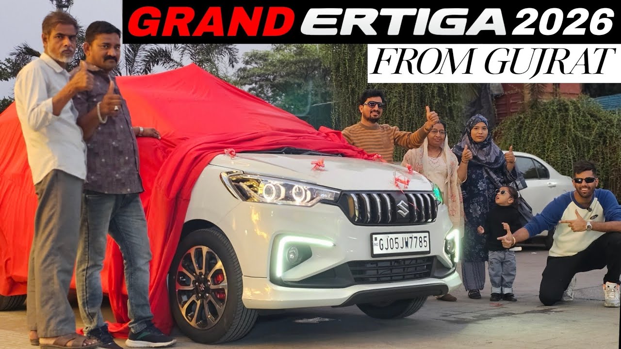 GRAND ERTIGA 2026 WITH BULLET HEADLIGHT & BUSINESS CLASS INTERIOR ALL THE WAY FROM GUJRAT...!!!