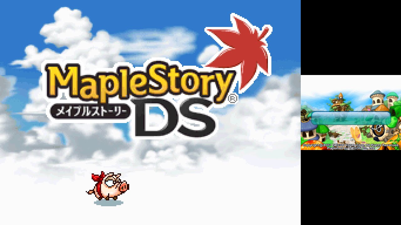 MapleStory DS English Patch (WIP) Gameplay | MelonDS 0.9.4 NDS Emulator PC