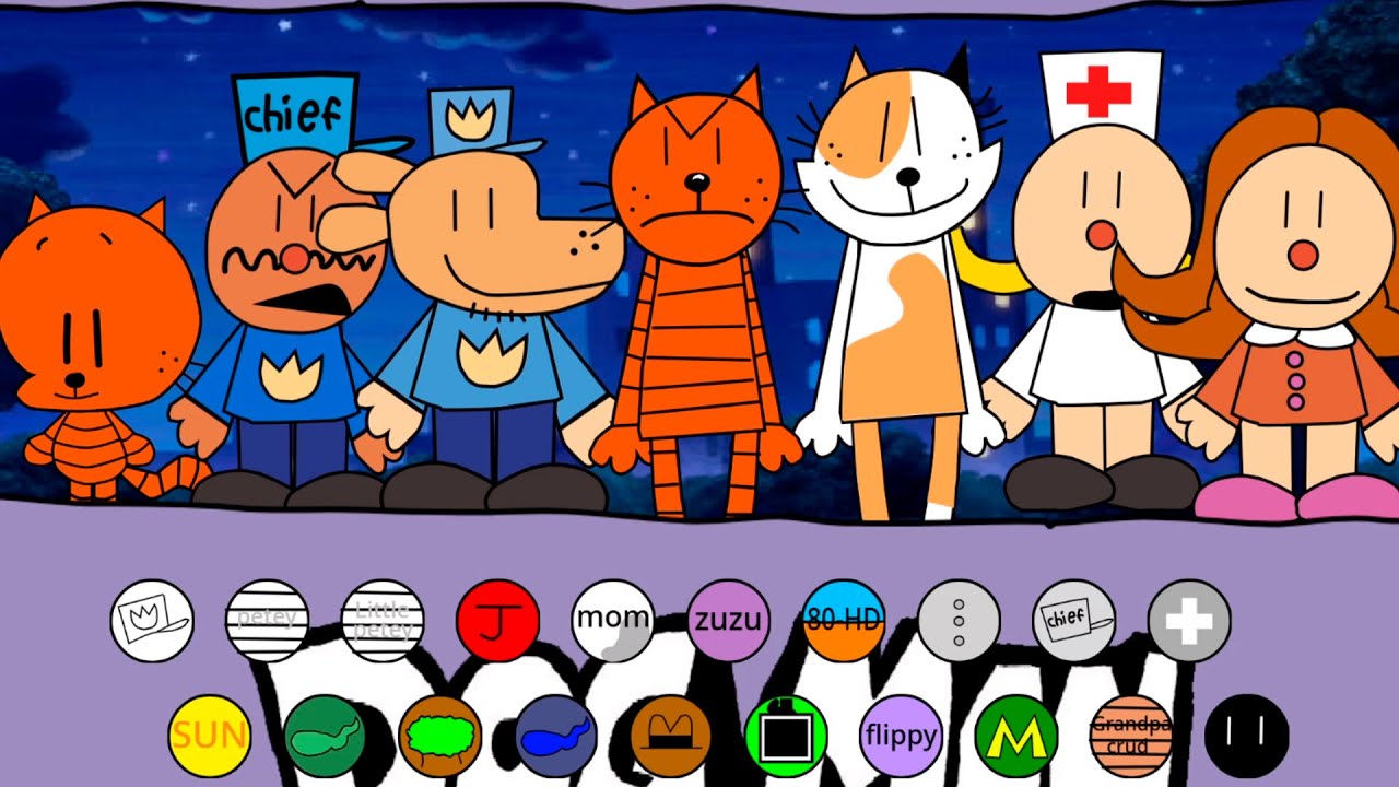 Sprunki Toonverse Dog Man - Horror and Normal Version