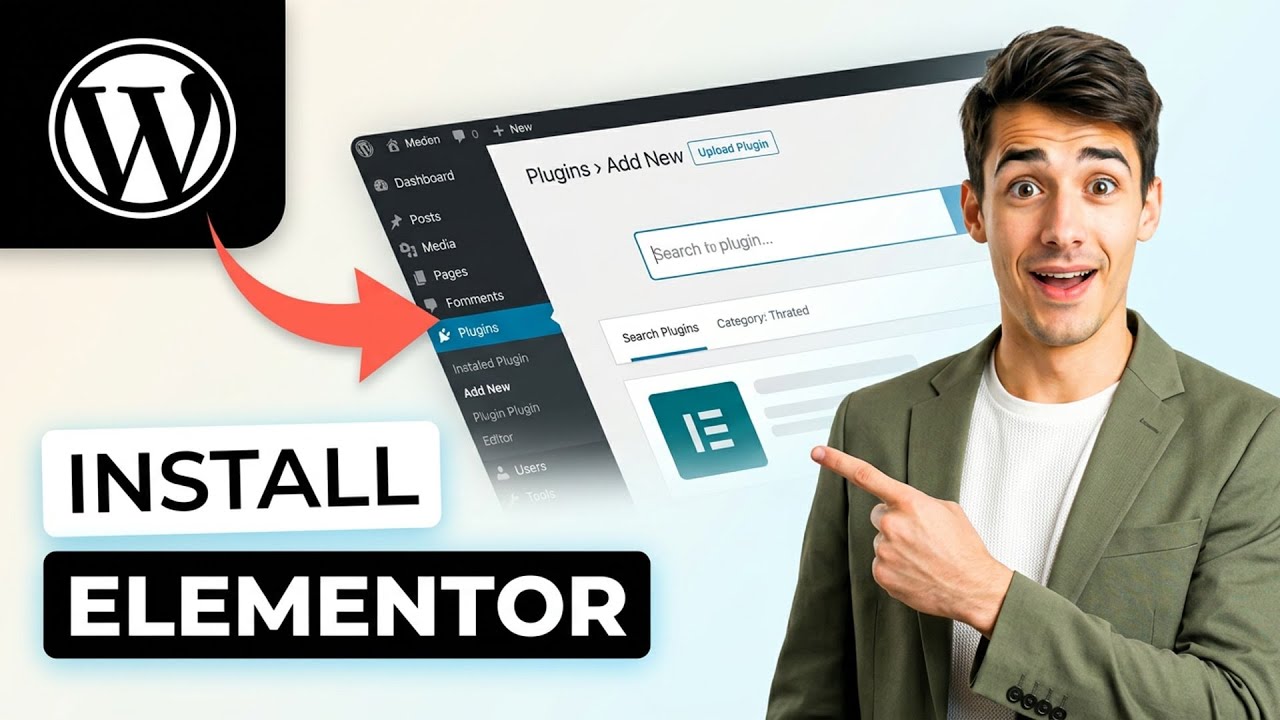 Как установить конструктор страниц Elementor для WordPress (самый простой способ) (руководство 20...