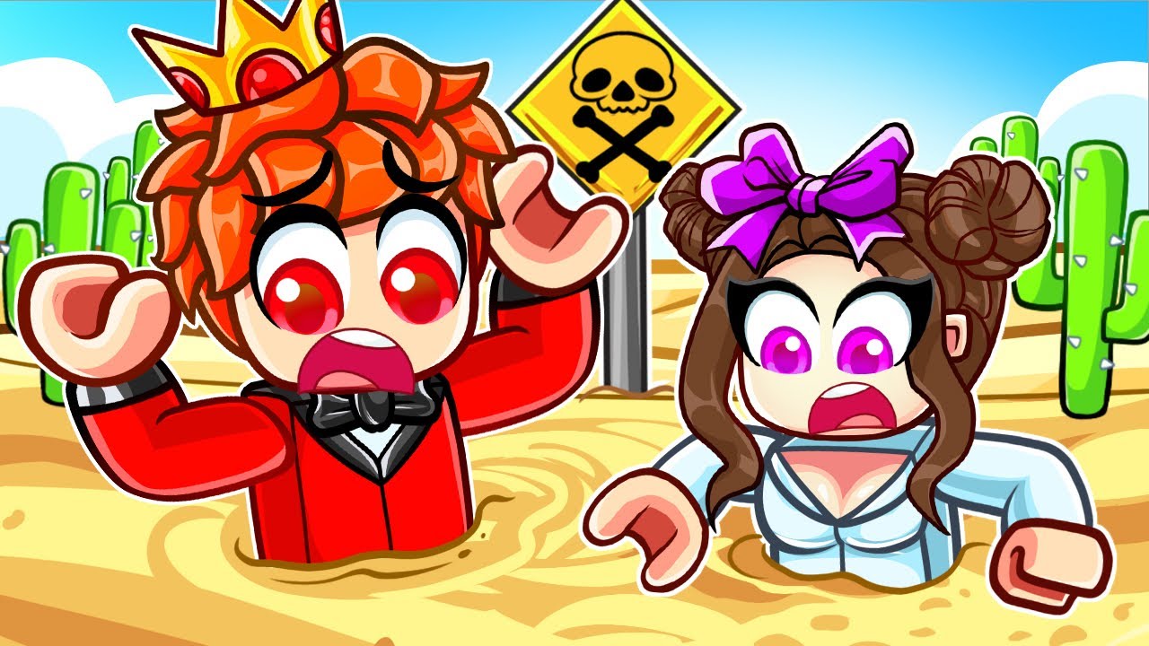 Gefangen von TREIBSAND mit VERRÜCKTEN FAN MÄDCHEN in Roblox!