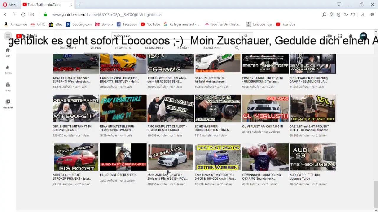DS GARAGE Reagiert auf TurboTsallo NEUES VIDEO LIVE