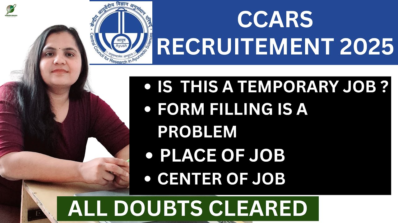 🔥 CCRAS 2025 All Doubts Cleared! Posts, Syllabus, Salary, Eligibility & Exam Pattern | CareerShaala