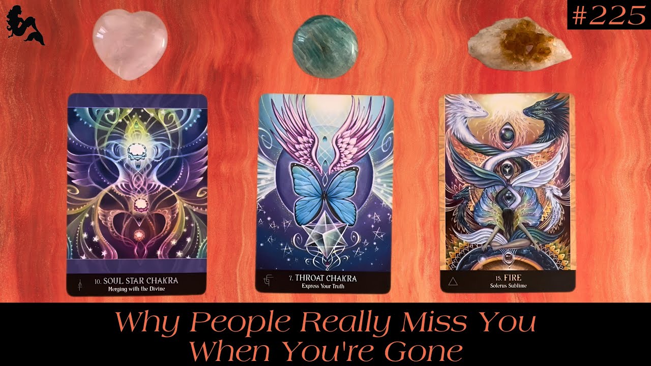 Why People Really Miss You When You’re Gone 🤔😭🌹🌙✨ ~ Timeless Pick a Card Tarot Reading