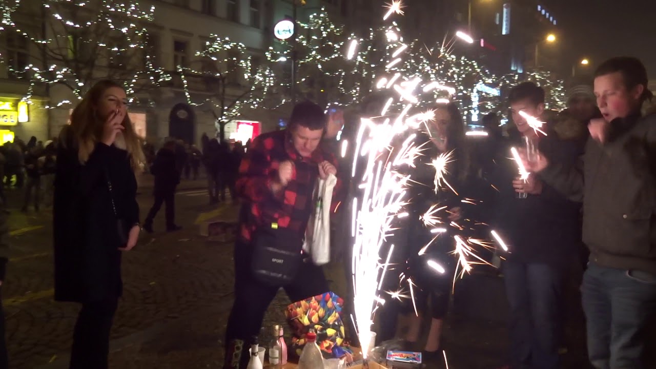 Václavské náměstí POD PALBOU, č.7 - Silvestrovský ohňostroj Praha 2018