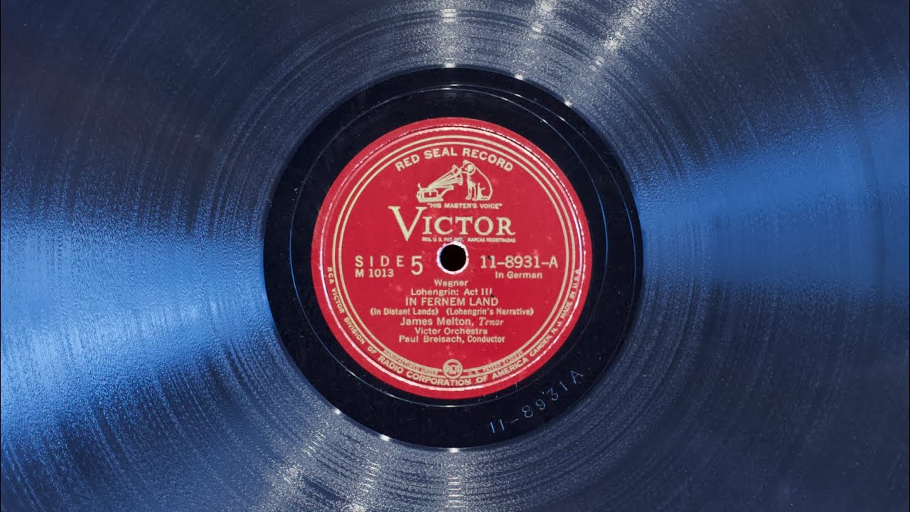 In fernem Land • James Melton (EMG Mark Xb Oversize Gramophone)