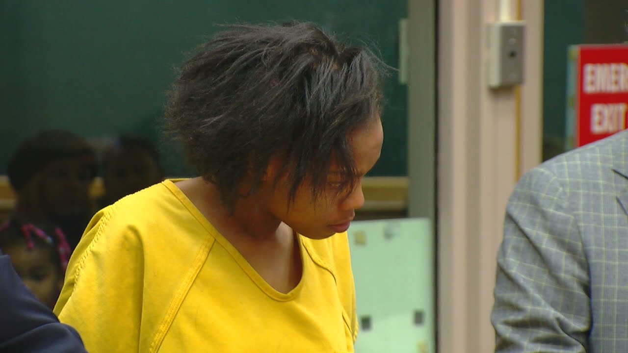 Murder suspect claims victim was harming her toddler