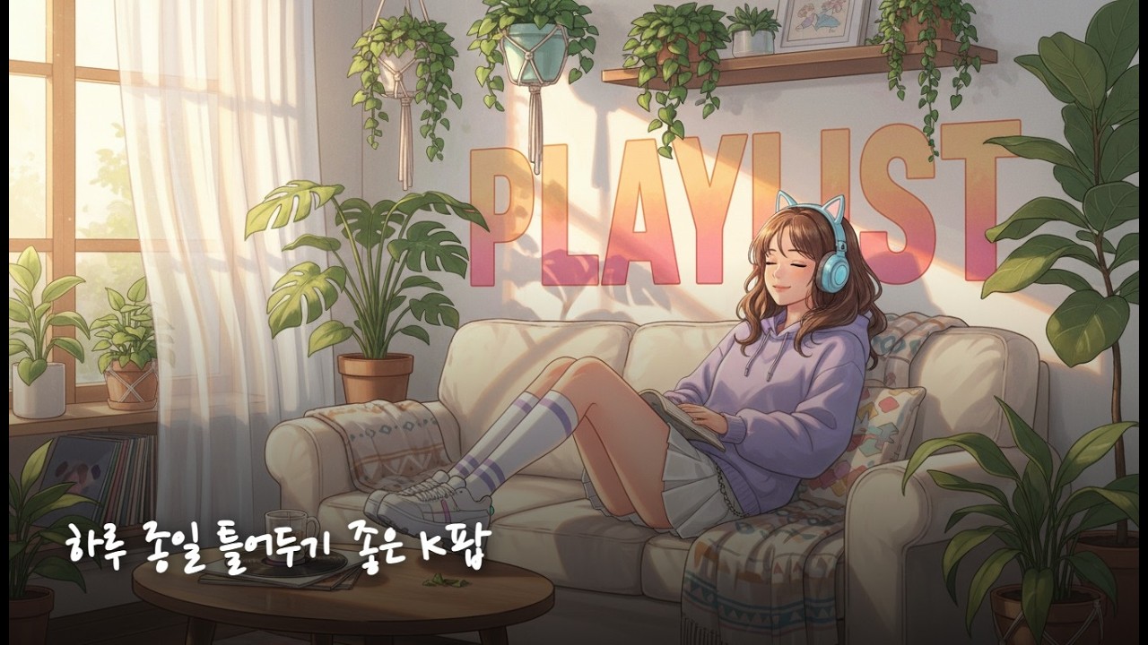 🌿 자극 쫙 뺀 이지리스닝, 하루 종일 틀어두기 좋은 K팝 | Chill & Pop