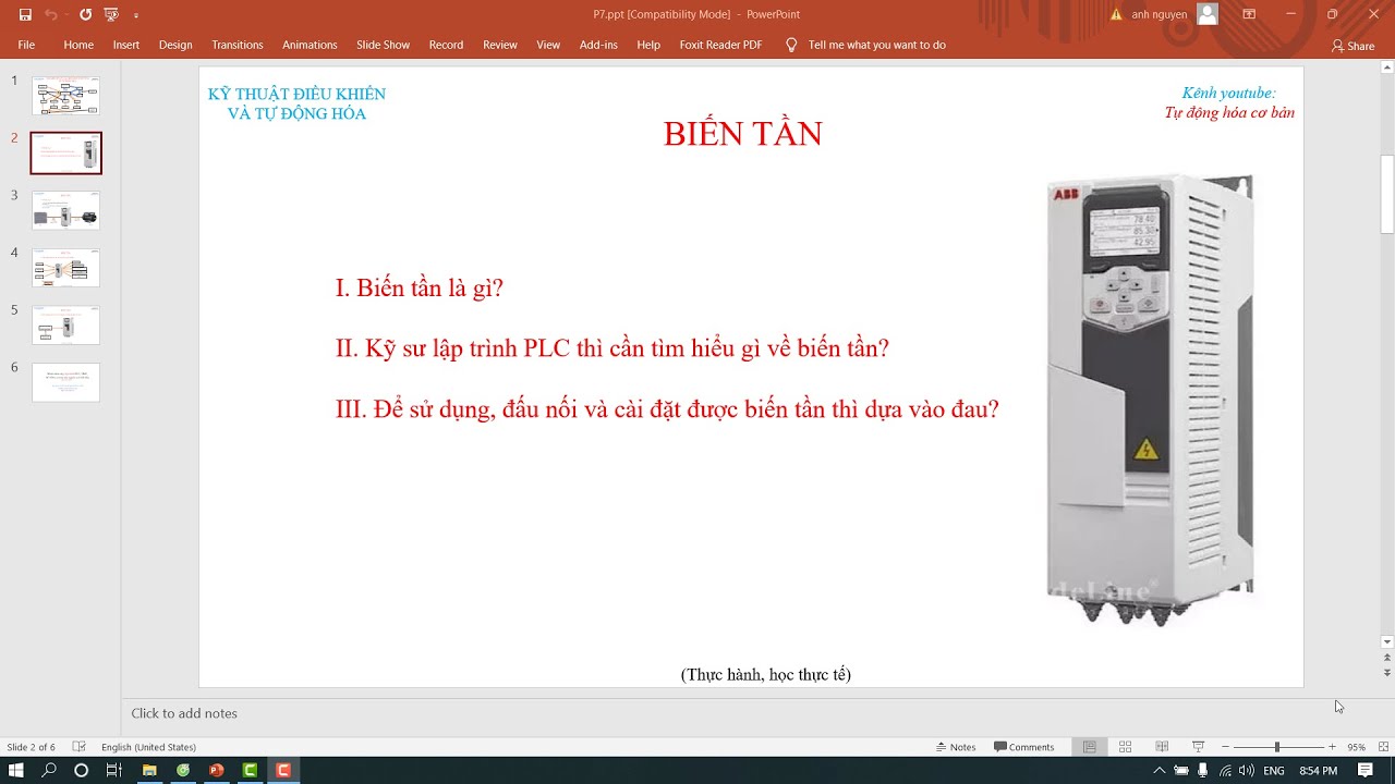 P12 - Biến tần là gì? Kỹ sư tự động hóa lập trình PLC cần biết gì về biến tần?