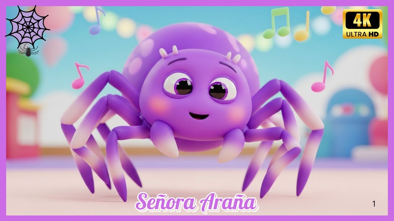 La Señora Araña - Canciones Infantiles | Video Musical Infantil Oficial