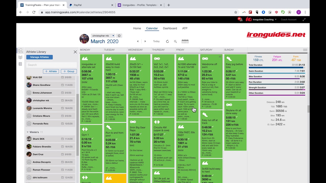 Personalized Online Triathlon coaching by ironguides - Intro