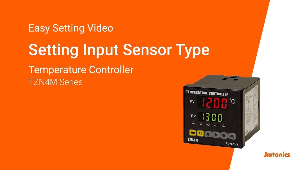 Autonics Tutorial : Setting Input Sensor Type(TZN Series)