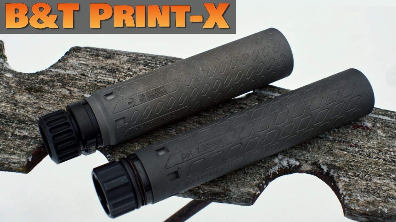B&T Print-X | Глушители, напечатанные на 3D-принтере