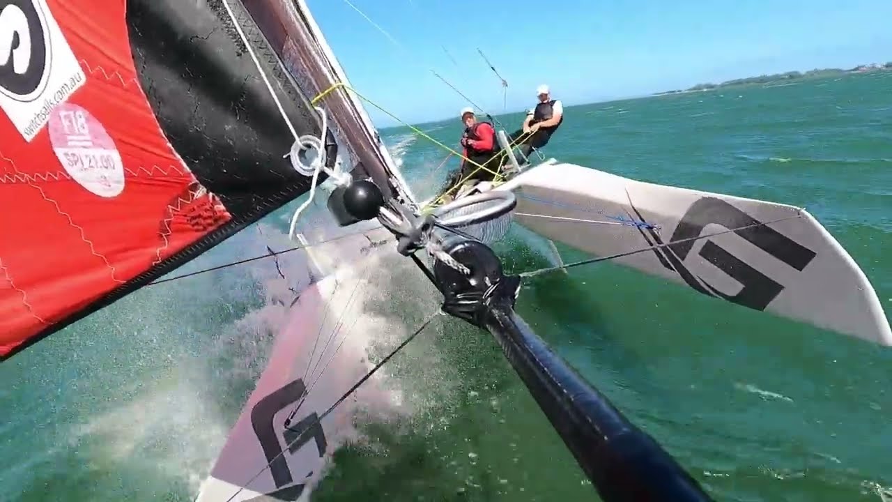 F18 Catamaran Australian National Titles Training - Maneuver Supercut