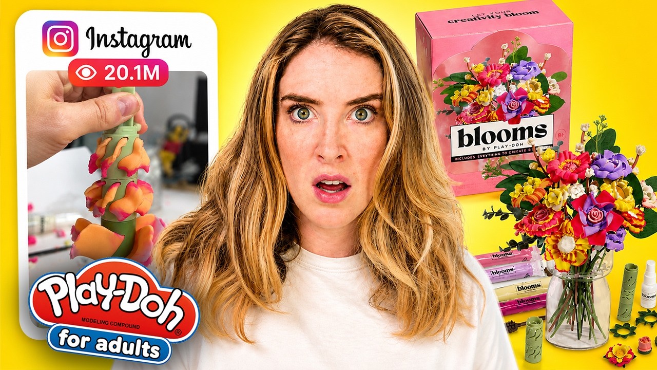 I Bought PLAY DOH&rsquo;S *VIRAL* ADULT Craft Kit..