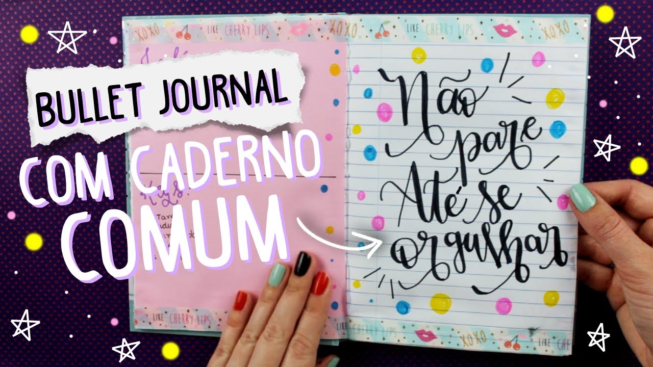 BULLET JOURNAL PARA INICIANTES COM CADERNO COMUM | #MAYTODODIA 17