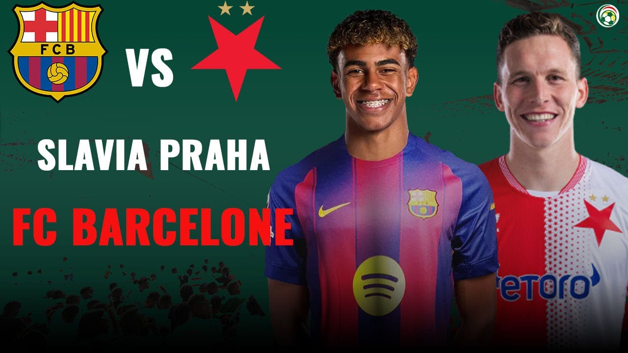 Slavia Praha - FC Barcelone LIVE / Ligue Des Champions / Tour 7 / Provod vs Yamal