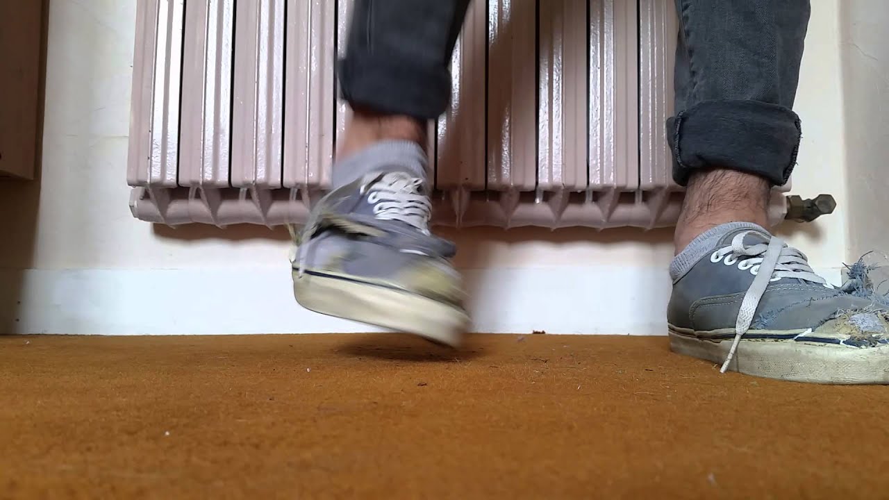 Trashed( destroyed ) Vans Authentic
