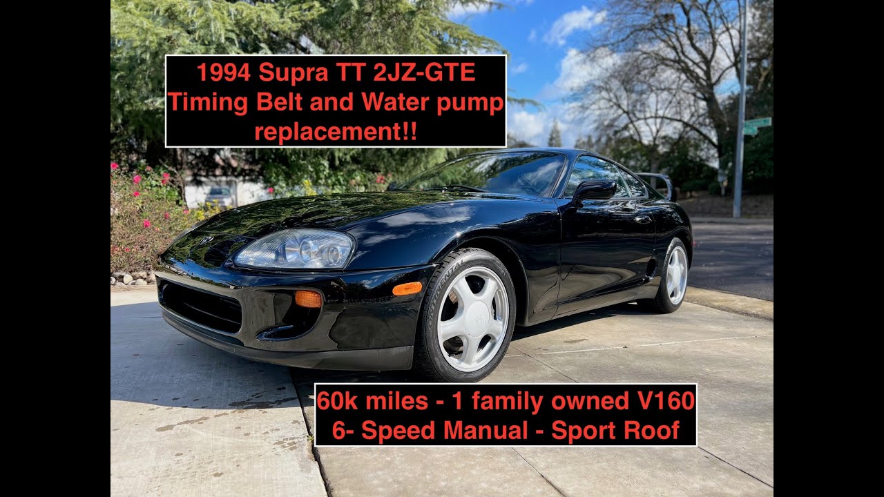 MK4 Supra 2JZ-GTE Timing Belt and Water pump