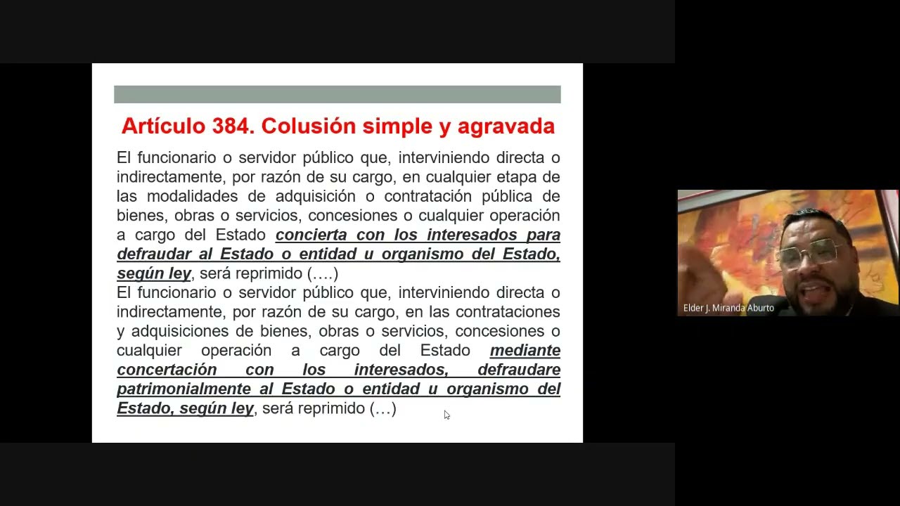 MIRANDA ALBERTO ELDER - LA IMPUTACIÓN CONCRETA EN LA AUTORIA Y PARTICIPACIÓN EN LOS DELITOS ADM PUB