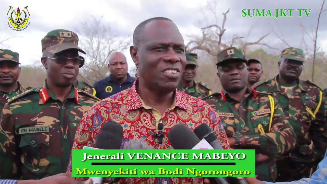 JENERALI MSTAAFU VENANCE MABEYO   AKAGUA  MAANDALIZI YA ENEO LA UJENZI WA KAYA 5000 MSOMERA