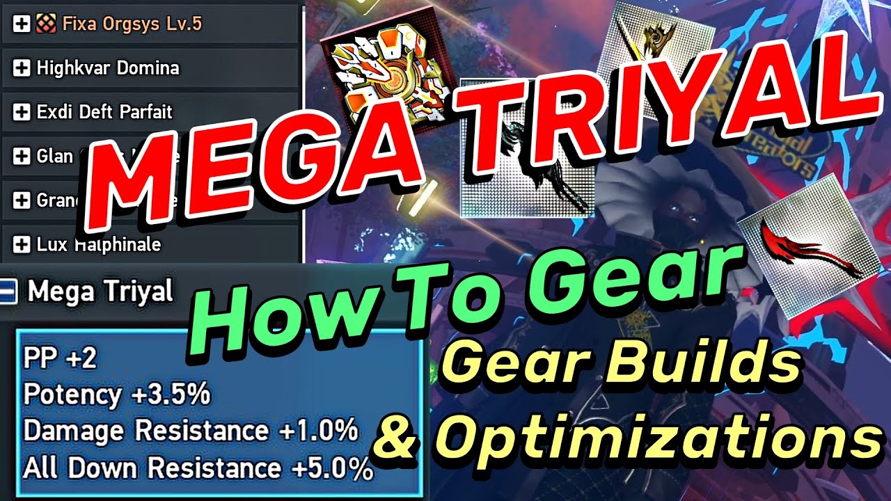 PSO2 NGS | Gear Guides & Tips - Best & Budget Gear - Should You Use The New Mega Triyal Augment?