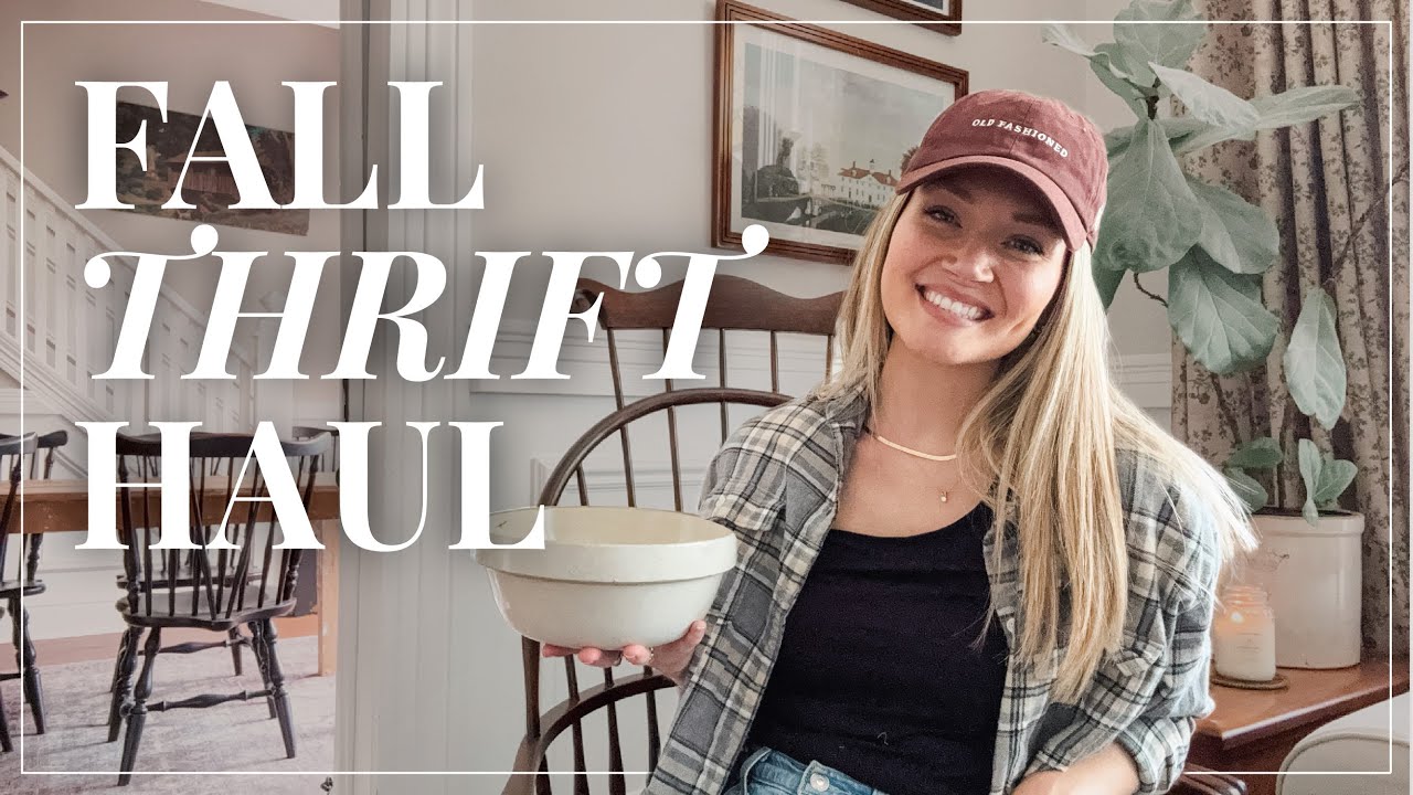 Fall Thrift Haul 2025 | Cozy Decor & Vintage Finds