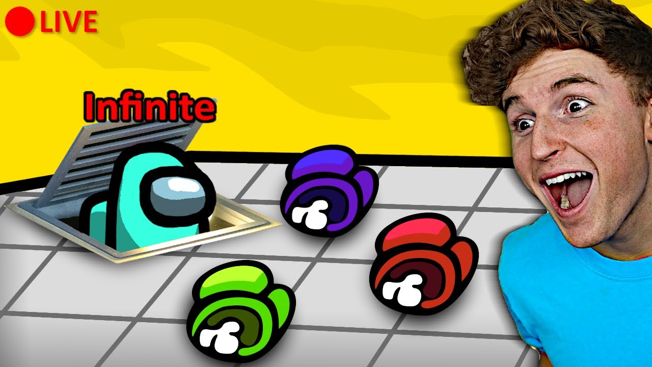 Using 1,000 IQ Impostor Plays In AMONG US.. (LIVE)