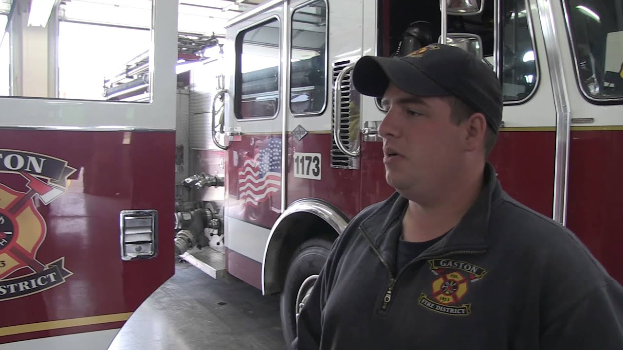 Randy Hoodenpyl gives us a tour of the Gaston Volunteer Fire Department