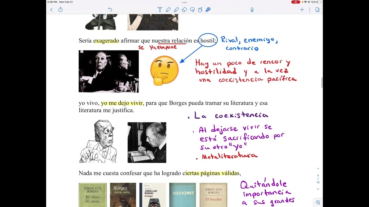 Video 25: Análisis de Borges y yo