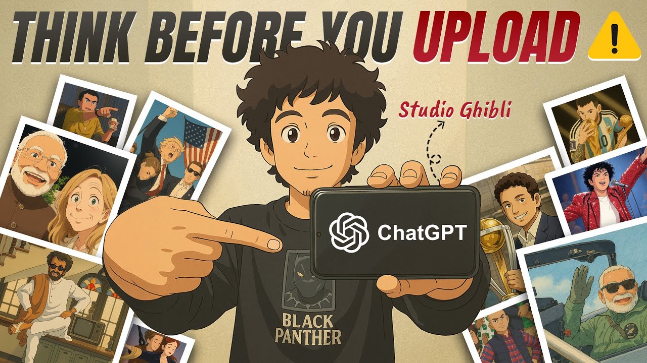 Is uploading your personal photos in ChatGPT a threat? | Studio Ghibli-style | Privacy threat | AI
