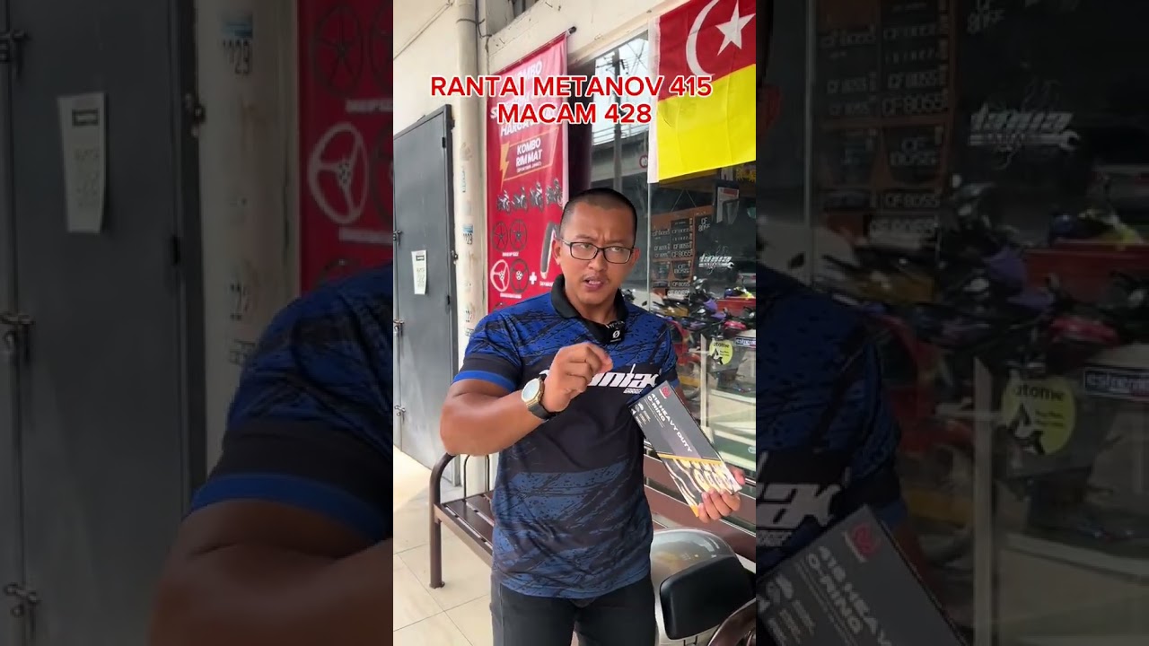 RANTAI METANOV 415 Tapi Macam 428 #daniagarage #bengkelmotorkajang  #metanov @MetanoV